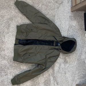 Large green H&M coat